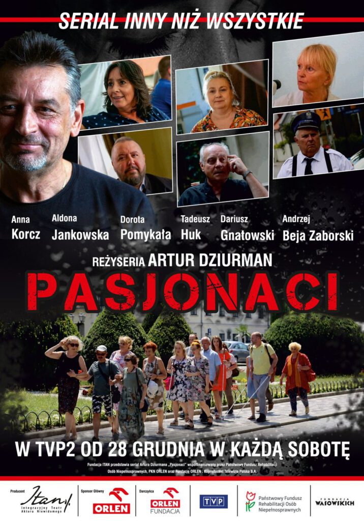 Plakat pierwszego sezonu "Pasjonatów".